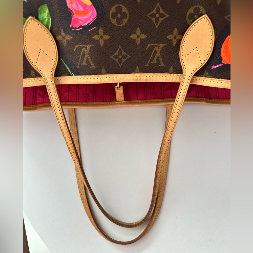Louis Vuitton x Stephen Sprouse Monogram Roses Neverfull w/ insert - Picture 6 of 16